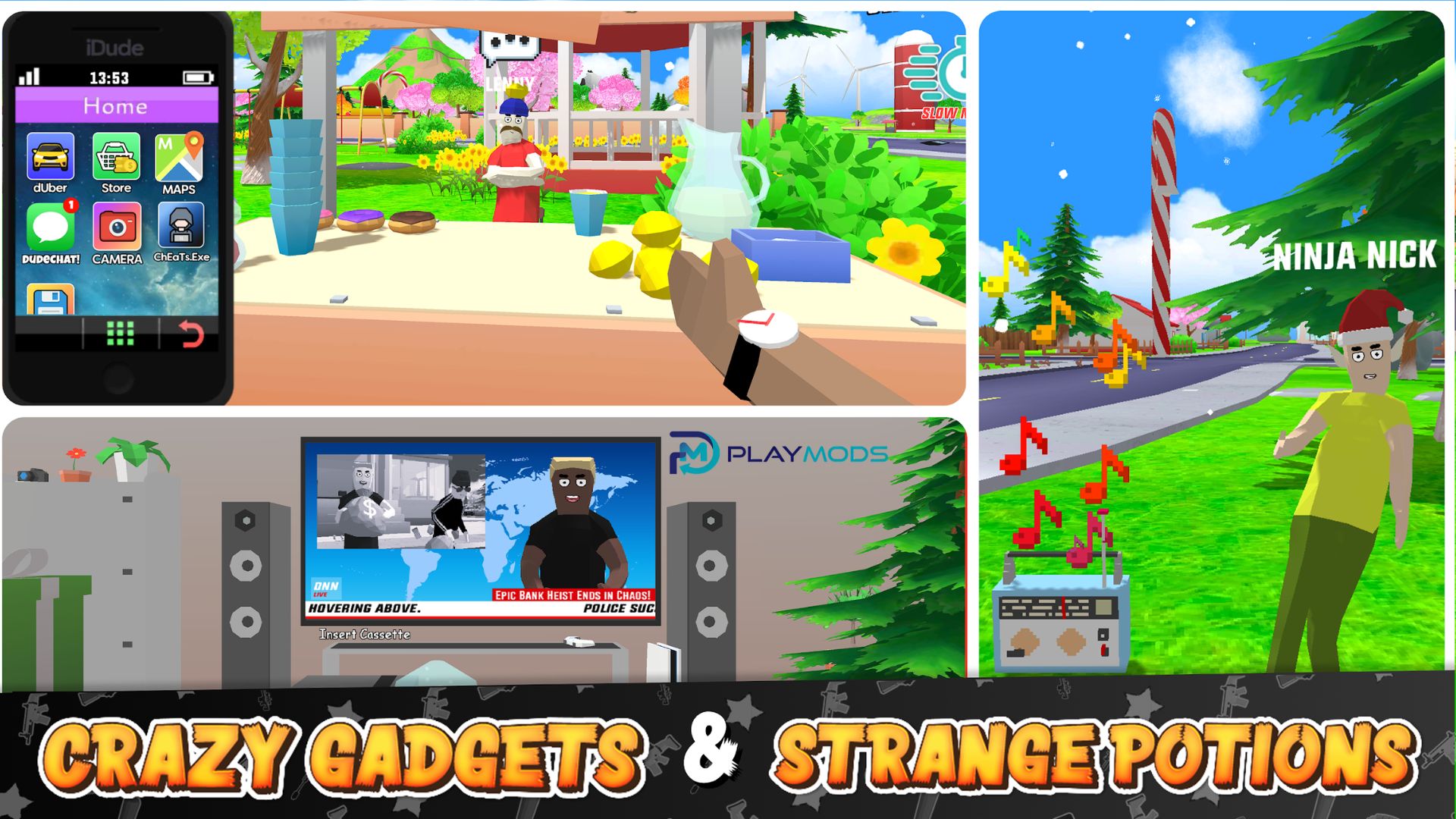 Download Dude Theft Wars APK 0.9.0.9f6 (Mod Menu, MOD Unlimited Money) Gratis 2026 Dude Theft Wars mod apk 5