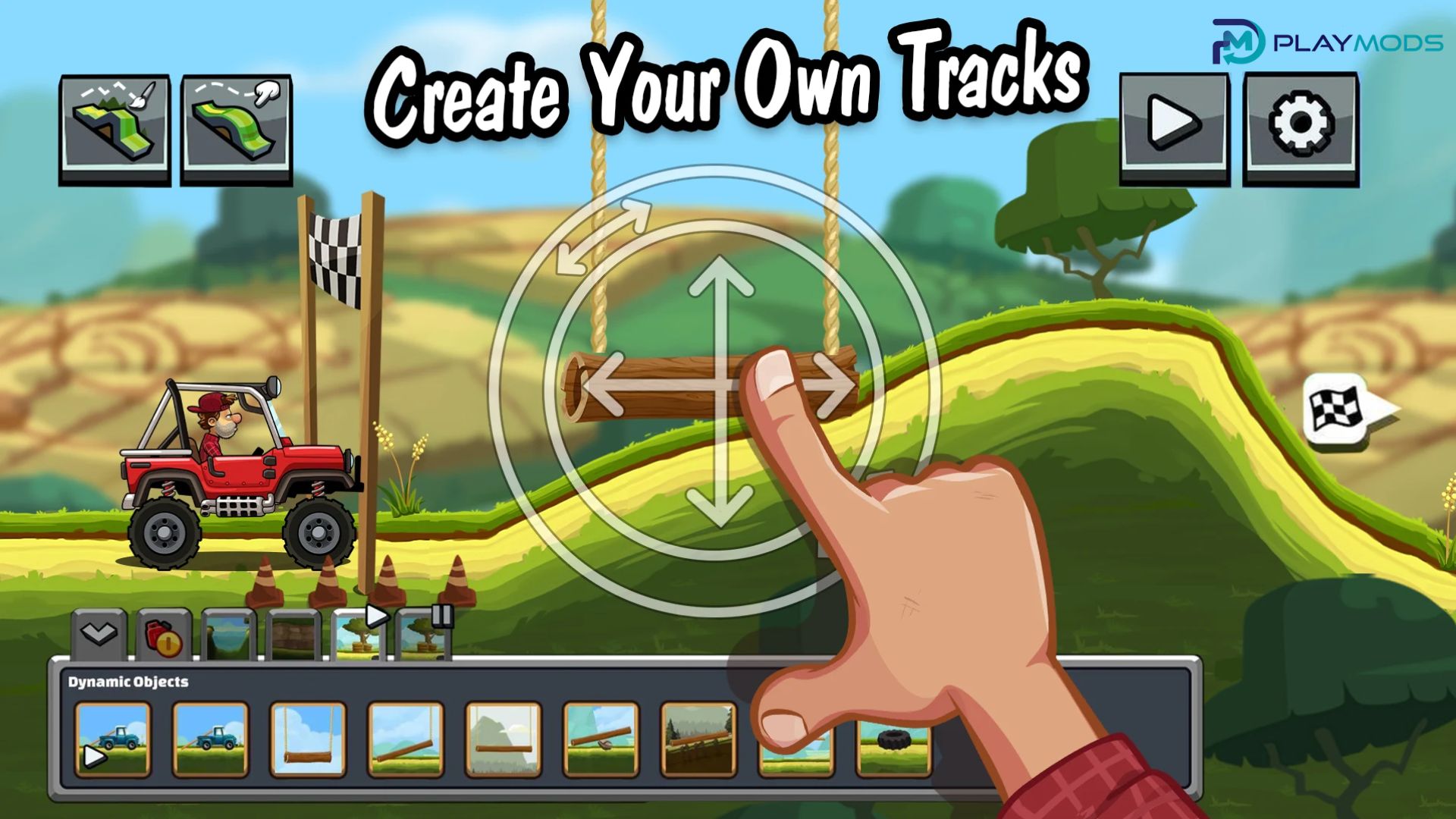 Download Hill Climb Racing 2 MOD APK Unlimited Money gratis Gameplay Hill Climb Racing 2 Yang Ringan Tapi Menantang