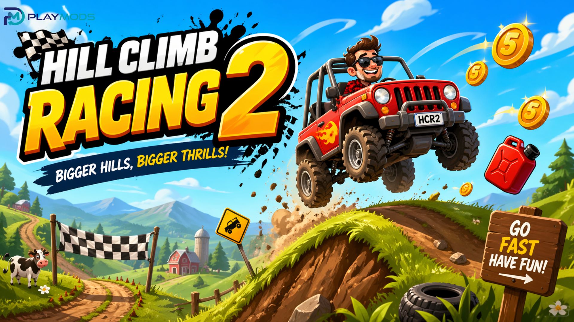 Download Hill Climb Racing 2 MOD APK Unlimited Money gratis Hill Climb Racing 2 MOD APK 3