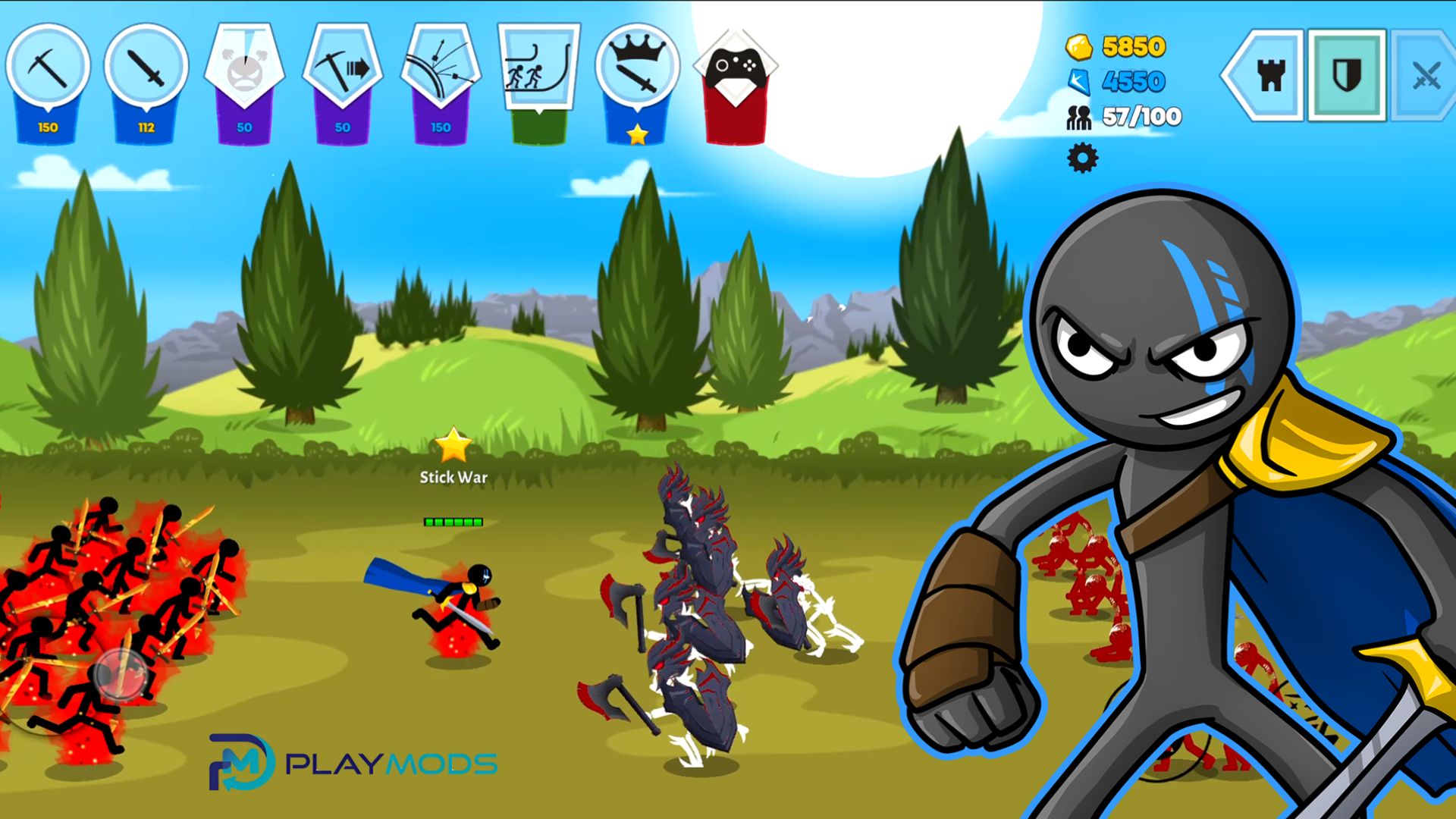 Download Stick War: Saga MOD APK v2026.5.2718 (Emas Tanpa Batas/Terbuka) Gratis untuk Android Stick War Saga mod apk 1