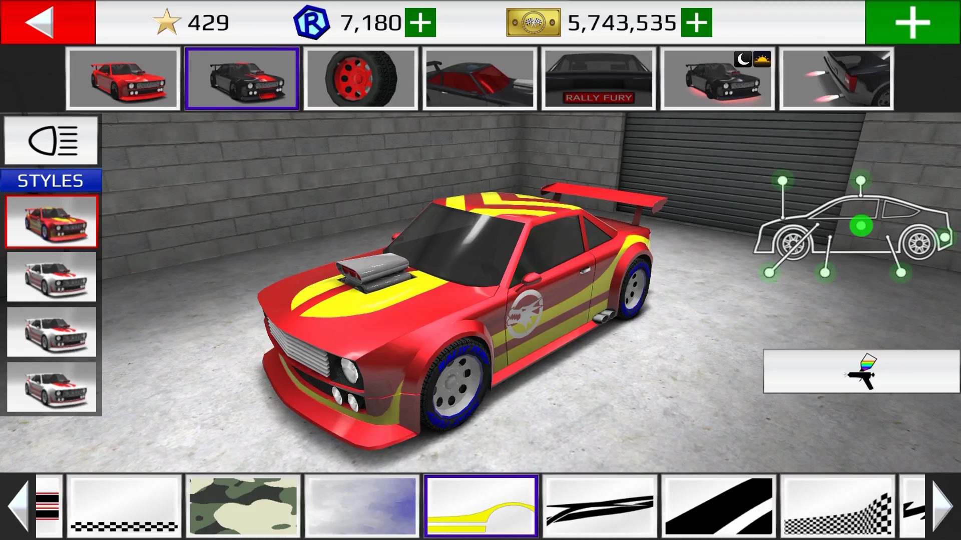 Download Rally Fury MOD APK v1.121 (Uang Tidak Terbatas) Gratis rally fury mod apk