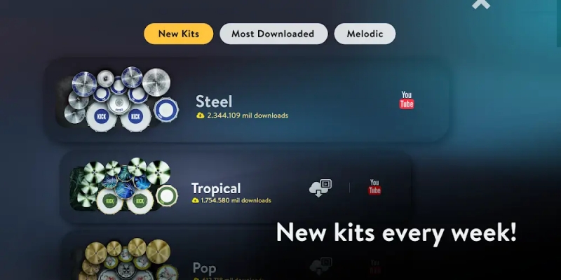 Download Real Drum MOD APK (Premium Unlocked) v11.16.5 untuk Android Real Drum MOD APK