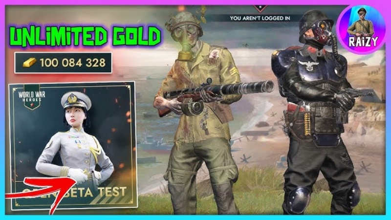 Download World War Heroes Test MOD APK v1.56.201 (Unlimited Money) Fitur World War Heroes Test MOD APK