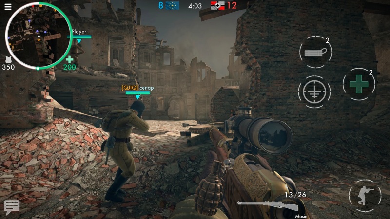 Download World War Heroes Test MOD APK v1.56.201 (Unlimited Money) Arsenal Berisi Puluhan Jenis Senjata