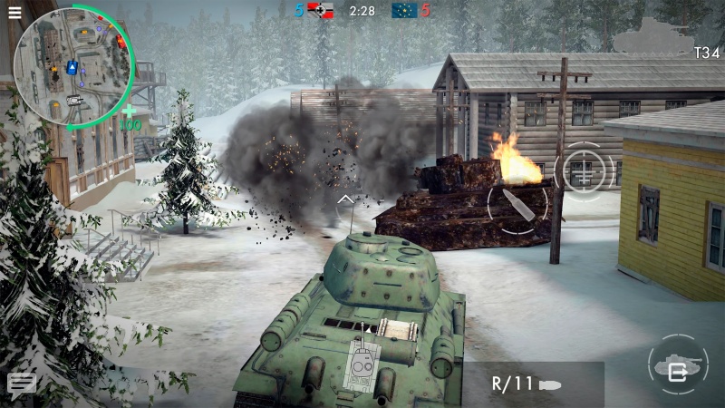 Download World War Heroes Test MOD APK v1.56.201 (Unlimited Money) Mengendalikan Tank di Medan Perang